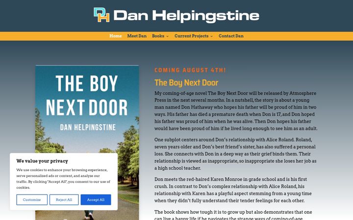 Screenshot of danhelpingstine.com