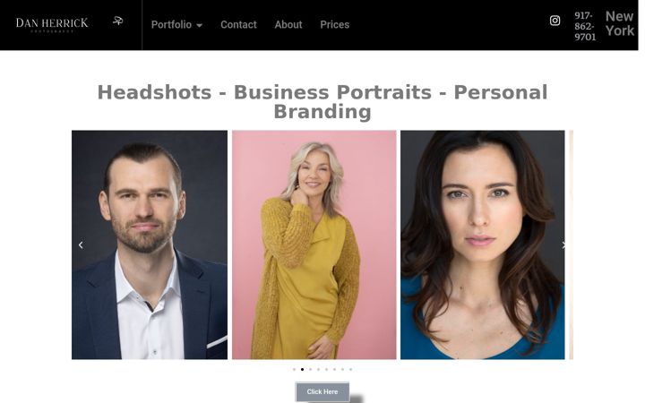 Screenshot of danherrick.com