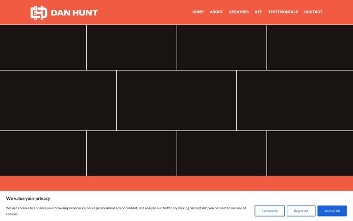 Screenshot of danhuntcamera.com