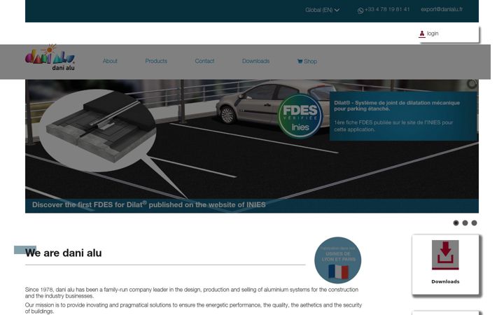 Screenshot of danialu.com