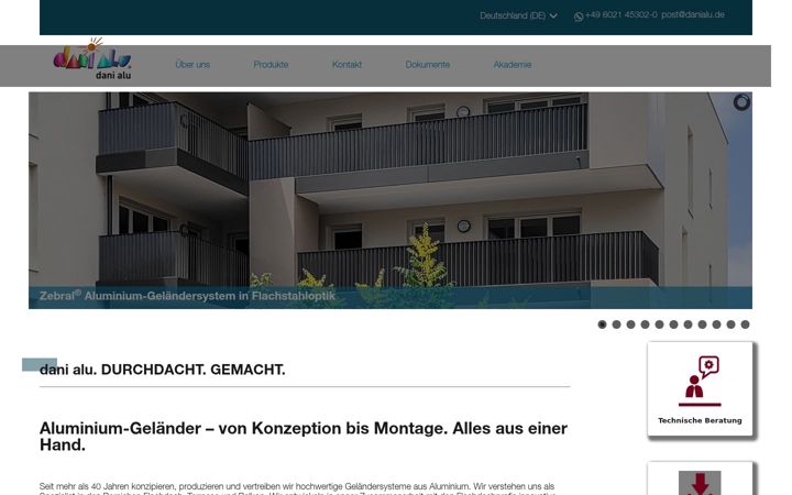 Screenshot of danialu.de