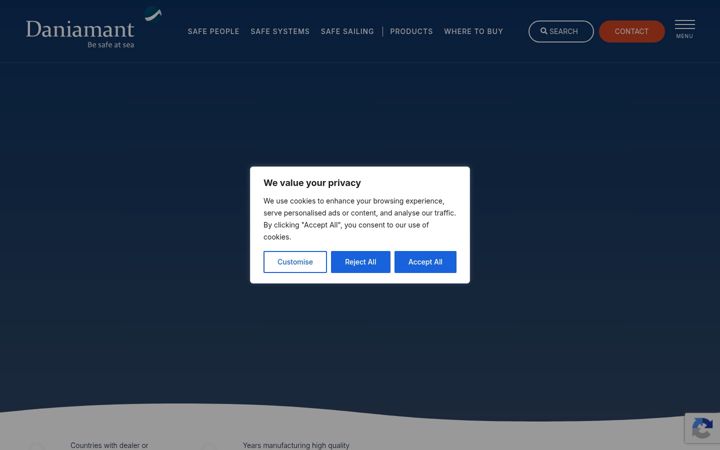 Screenshot of daniamant.com