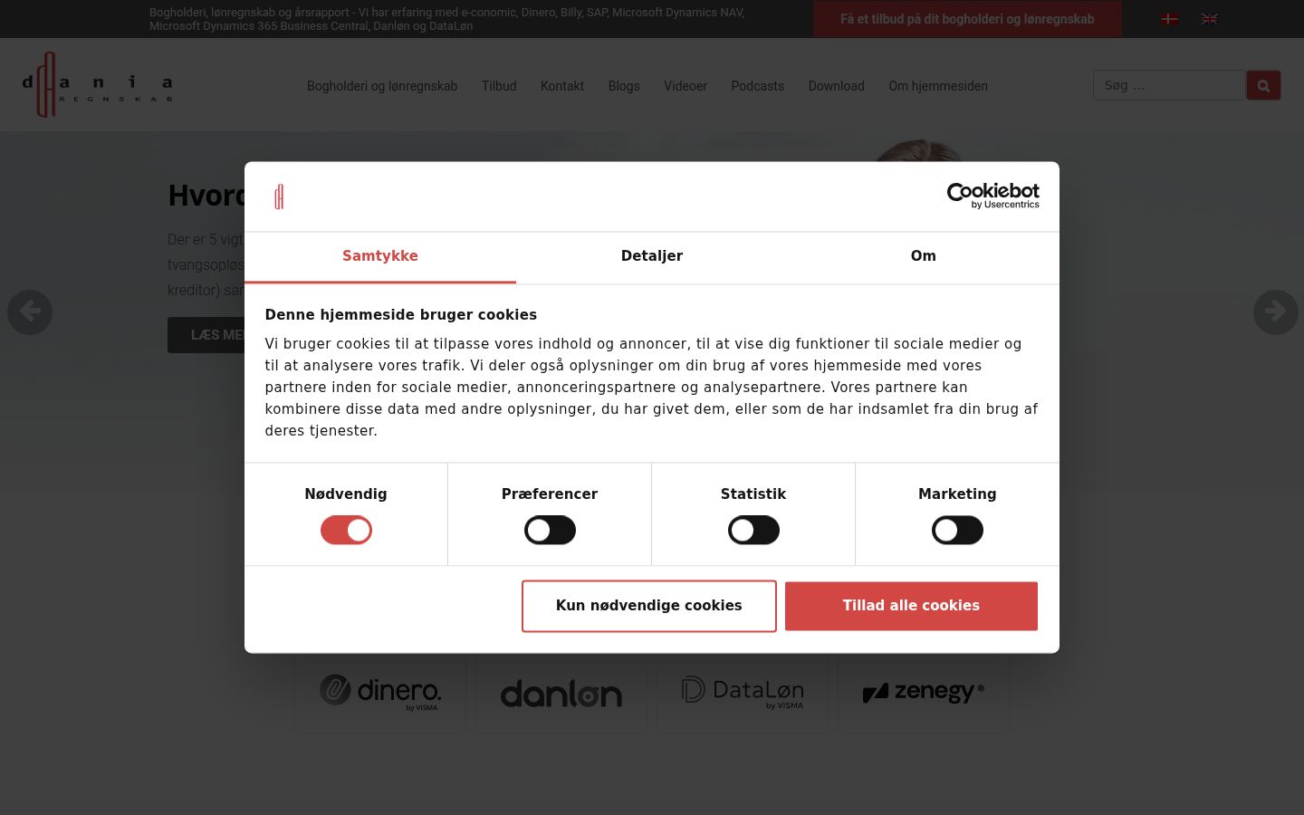 Screenshot tal-banner tal-kunsens muri qabel kwalunkwe interazzjoni