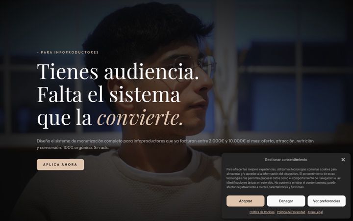 Screenshot of danibechara.com