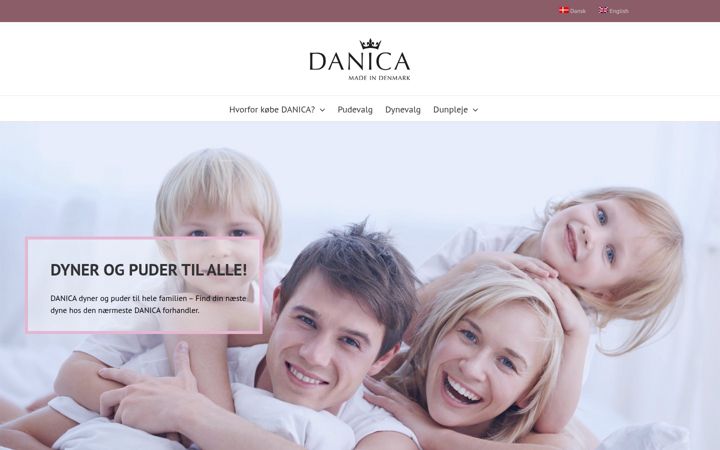 Snímek obrazovky danica-dyner.dk