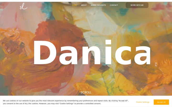 Screenshot of danicacelebic.com