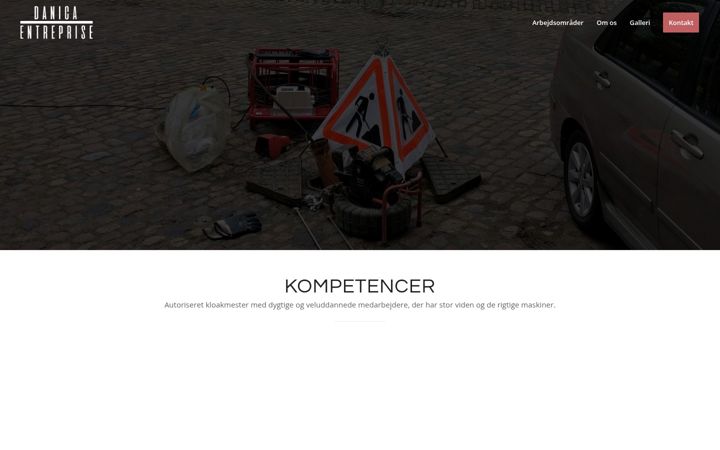 Snímek obrazovky danicaentreprise.dk