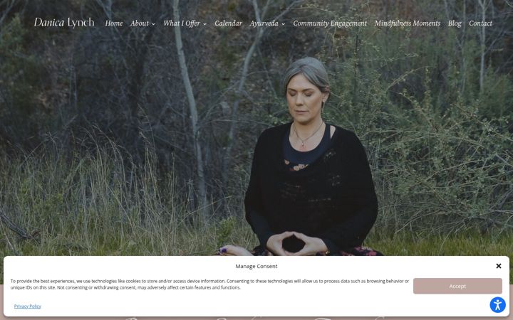 Screenshot of danicalynch.com