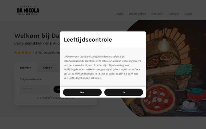 Zrzut ekranu danicola.nl