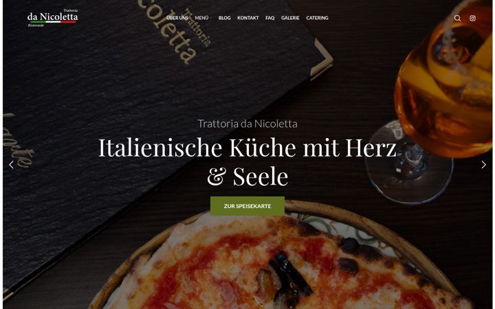 Screenshot of danicoletta-ristorante.de