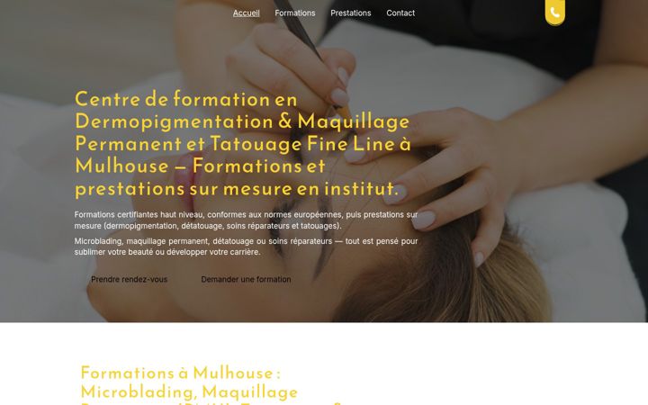 Screenshot of danicursino.com