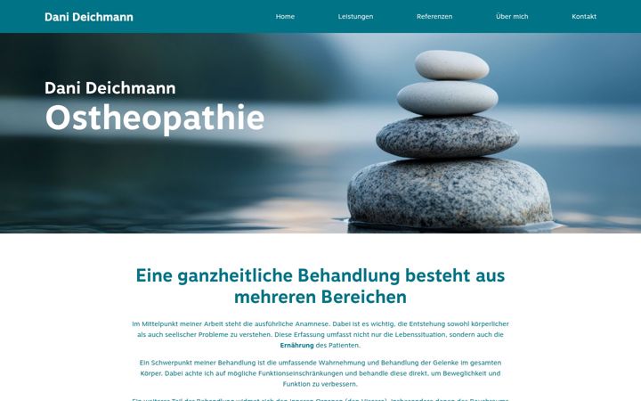 Screenshot of danideichmann.de