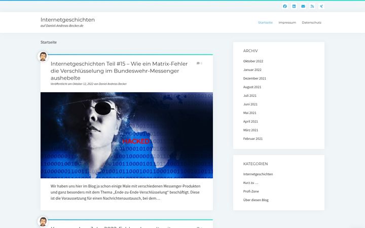 Screenshot of daniel-andreas-becker.de