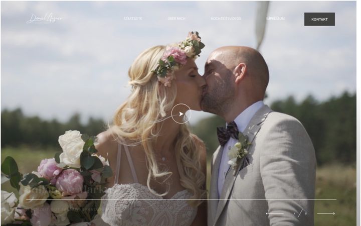 Screenshot of daniel-ausner-hochzeitsvideo.de