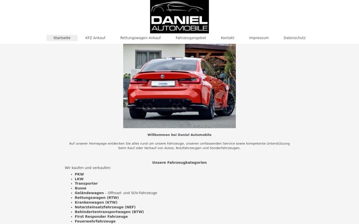 Screenshot of daniel-automobile.de