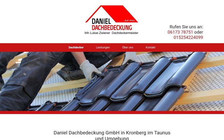 Screenshot of daniel-dachdecker.de