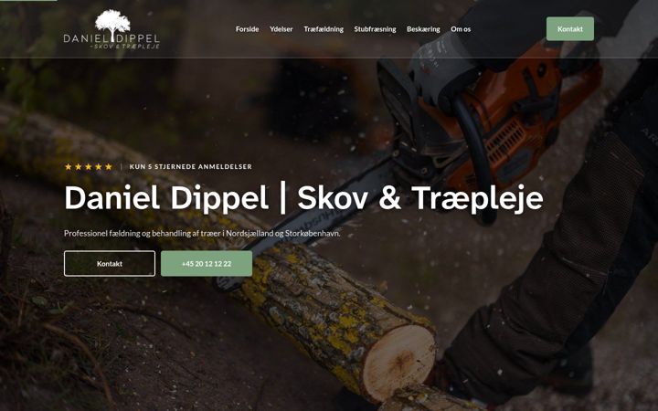 Screenshot of daniel-dippel.dk