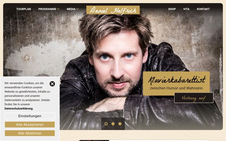 Screenshot of daniel-helfrich.de