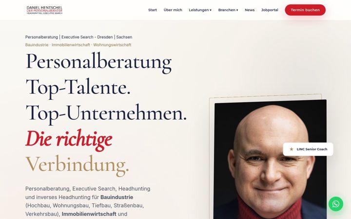 Screenshot of daniel-hentschel.net