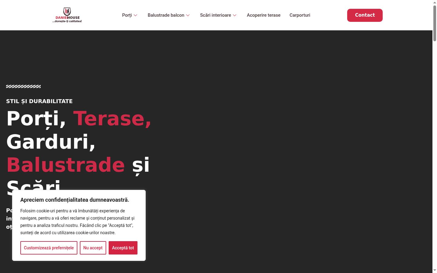 Capture d'écran de la bannière de consentement affichée avant toute interaction