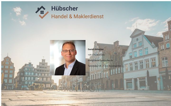 Screenshot of daniel-huebscher.de