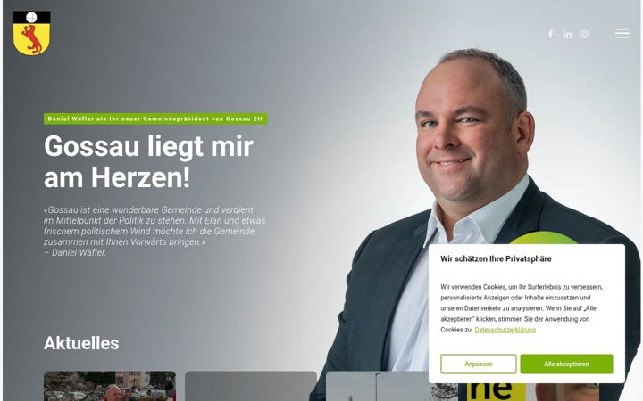 Screenshot of daniel-waefler.ch