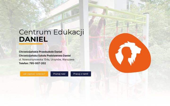 Screenshot of daniel.edu.pl