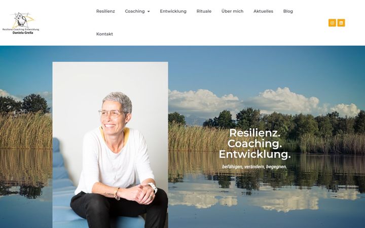 Screenshot of daniela-grella.com