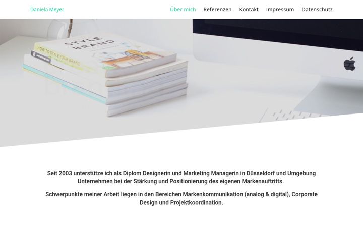 Screenshot of daniela-meyer.net