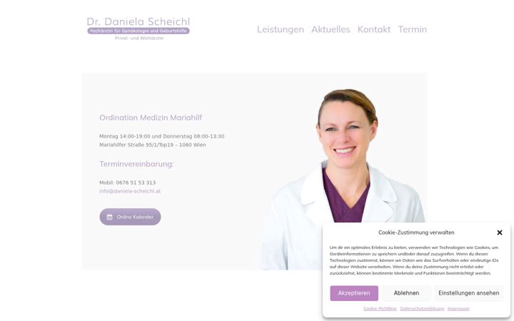 Screenshot of daniela-scheichl.at