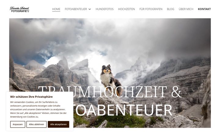 Screenshot of daniela-schmid-fotografie.de