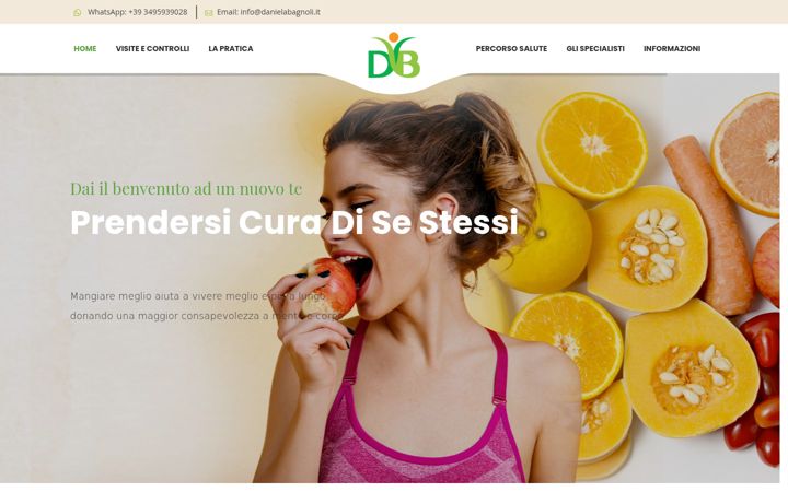 Screenshot di danielabagnoli.it