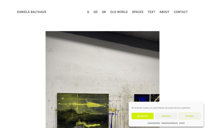 Screenshot of danielabalthaus.de