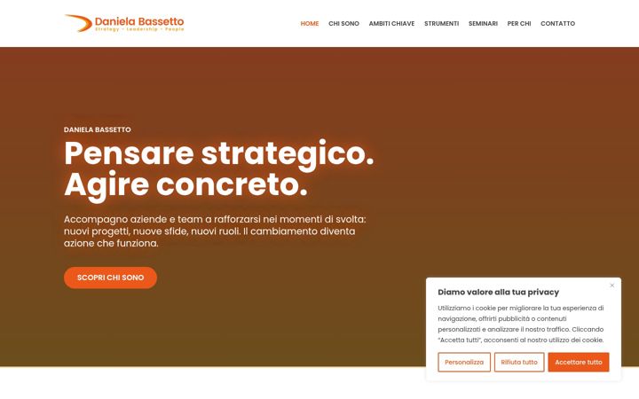 Screenshot of danielabassetto.com