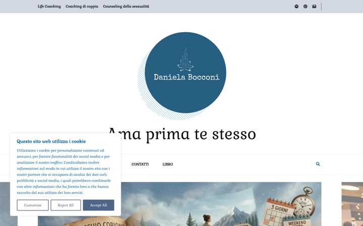 Screenshot of danielabocconi.it