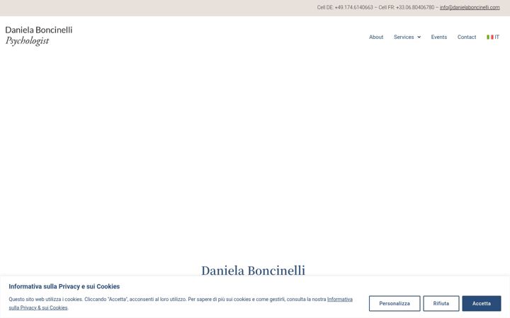 Screenshot of danielaboncinelli.com