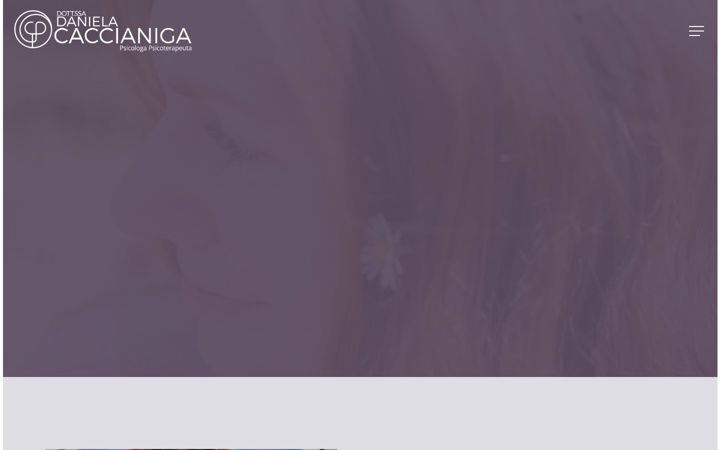 Screenshot di danielacaccianiga.it