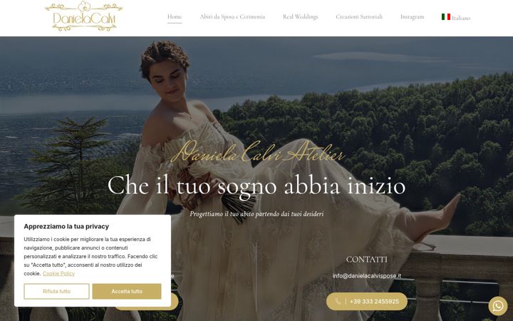 Screenshot of danielacalvispose.it