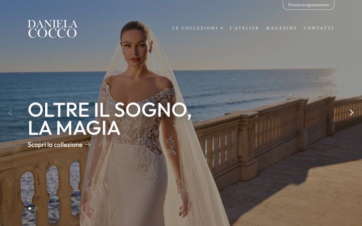 Screenshot di danielacocco.it