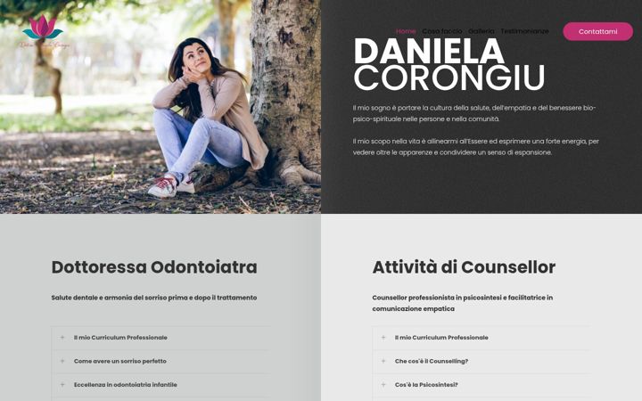 Screenshot of danielacorongiu.it