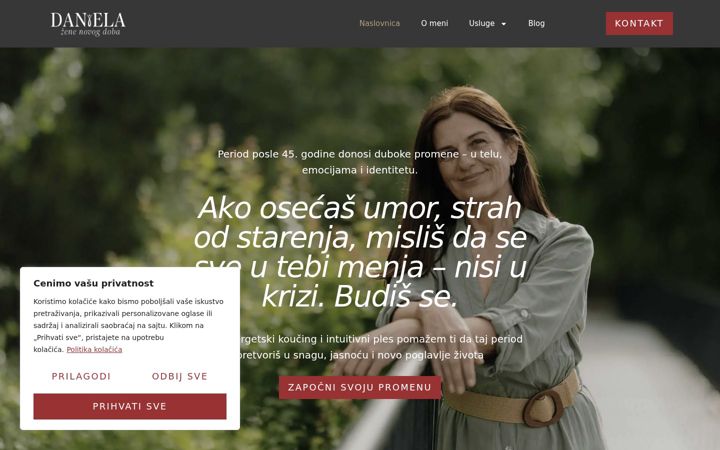 Screenshot of danielacukrov.com