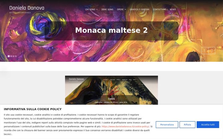 Screenshot of danieladanova.it