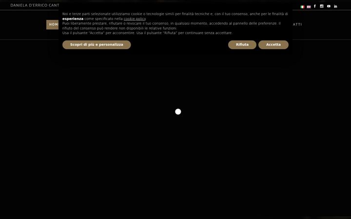 Screenshot di danieladerrico.it