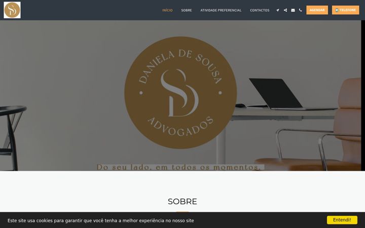 Screenshot of danieladesousa.com