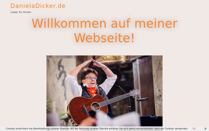 Screenshot of danieladicker.de