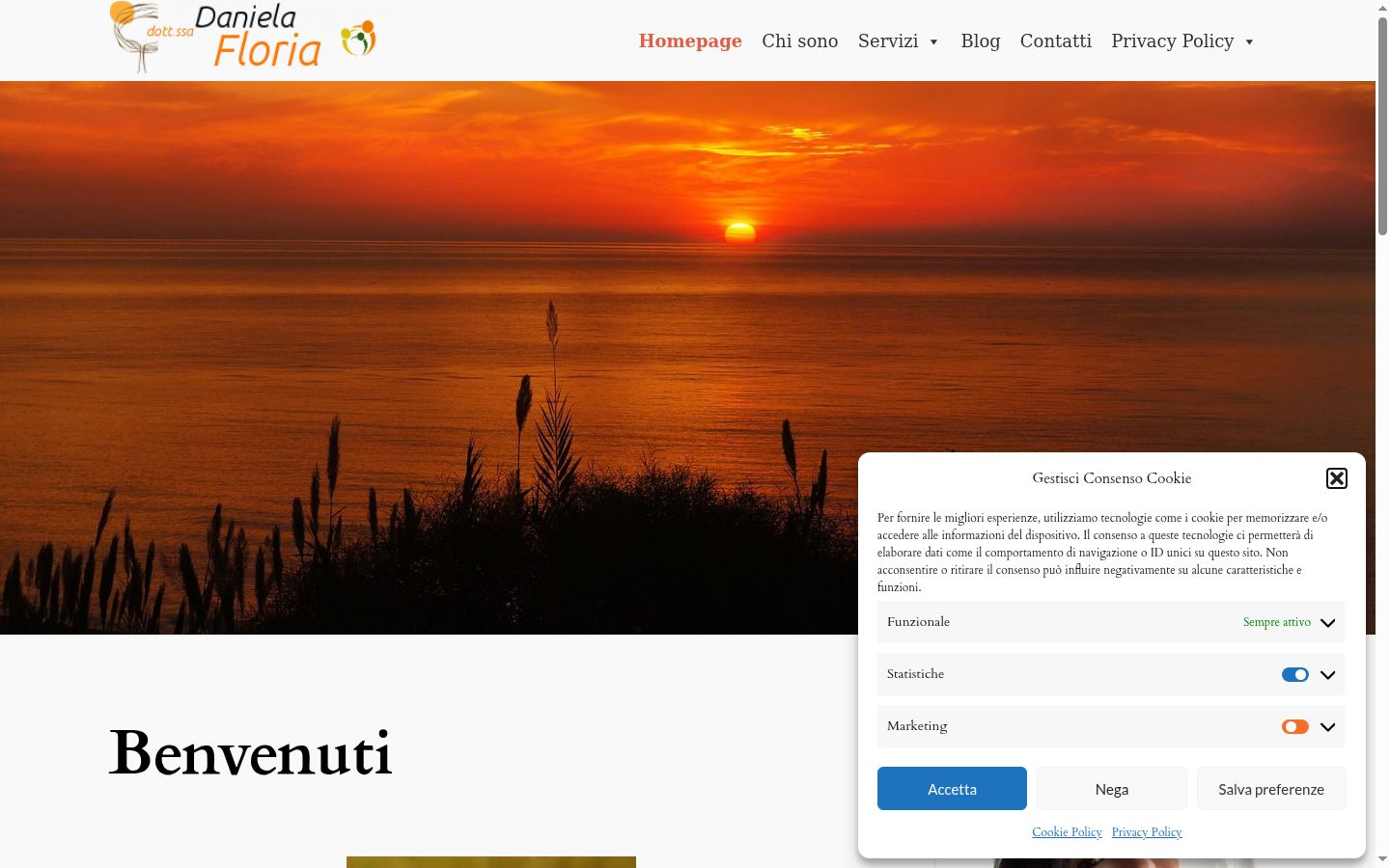 Screenshot des Einwilligungsbanners vor jeglicher Interaktion