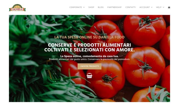 Screenshot of danielafood.com