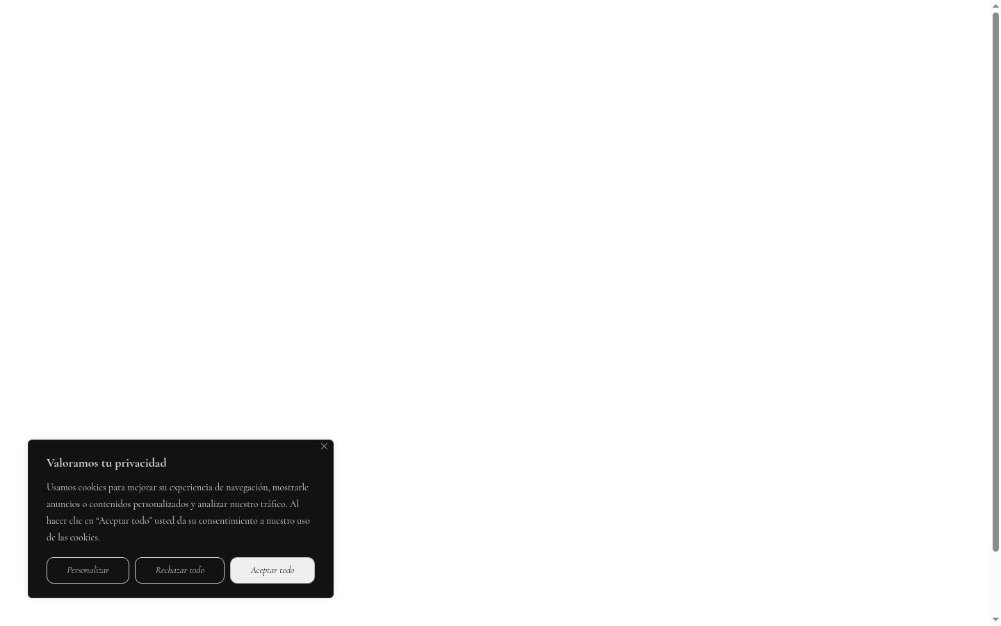 Capture d'écran de la bannière de consentement affichée avant toute interaction