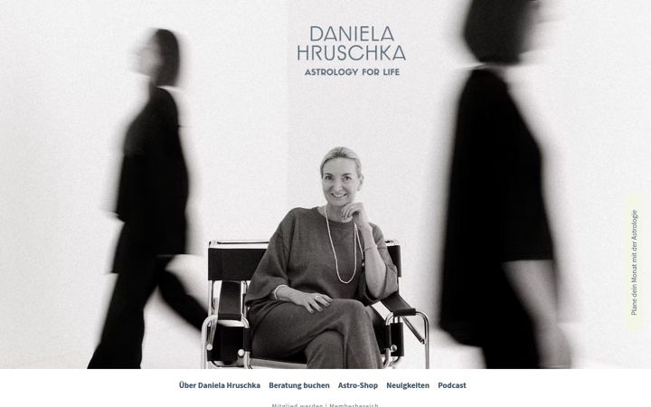 Screenshot of danielahruschka.com
