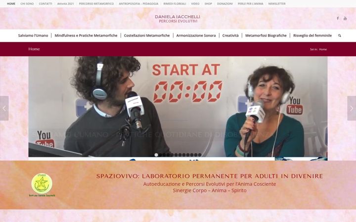 Captură de ecran a danielaiacchelli.net